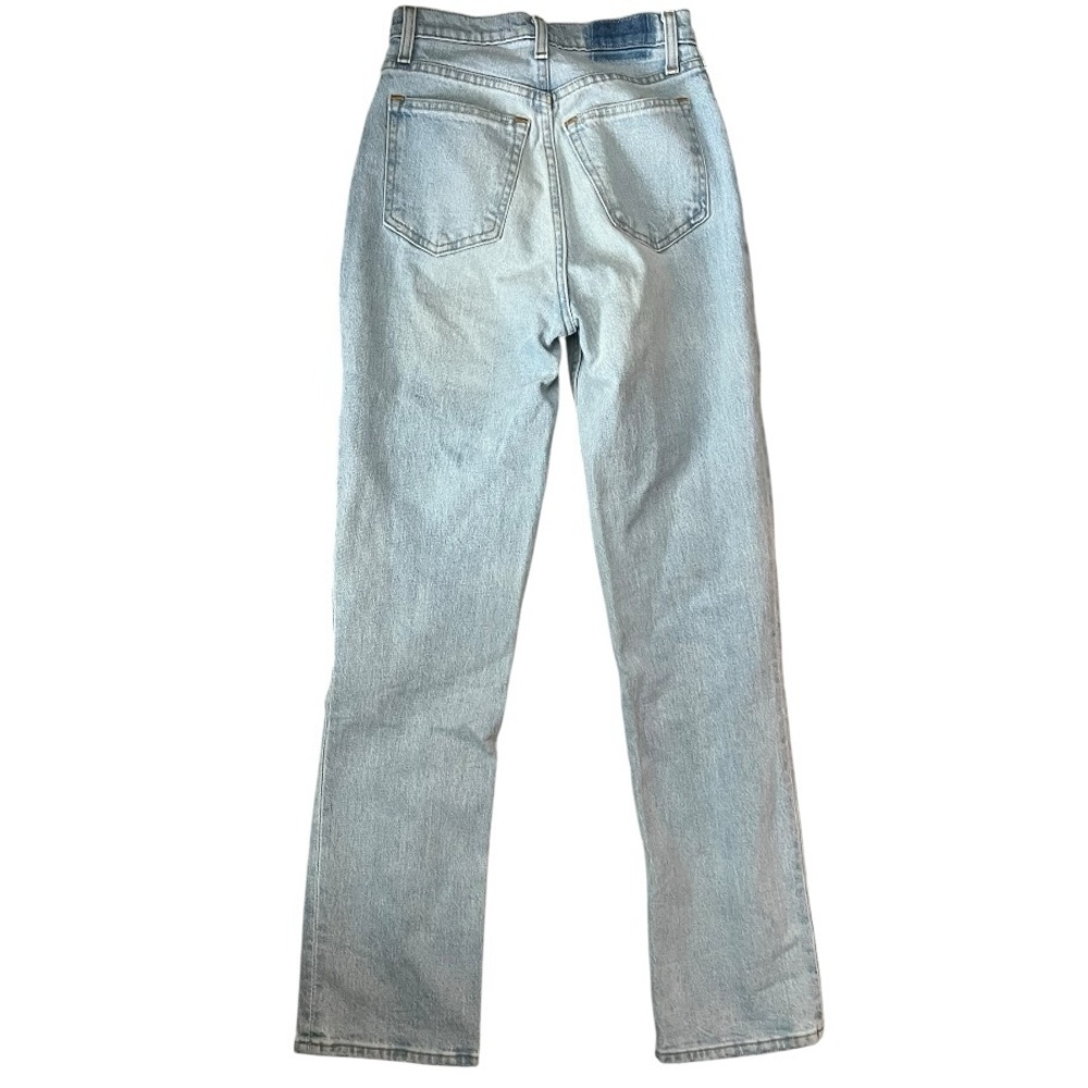 Abercrombie & Fitch The 90’s Straight Ultra High Rise Curve Love Size 24/00 - Picture 3 of 5